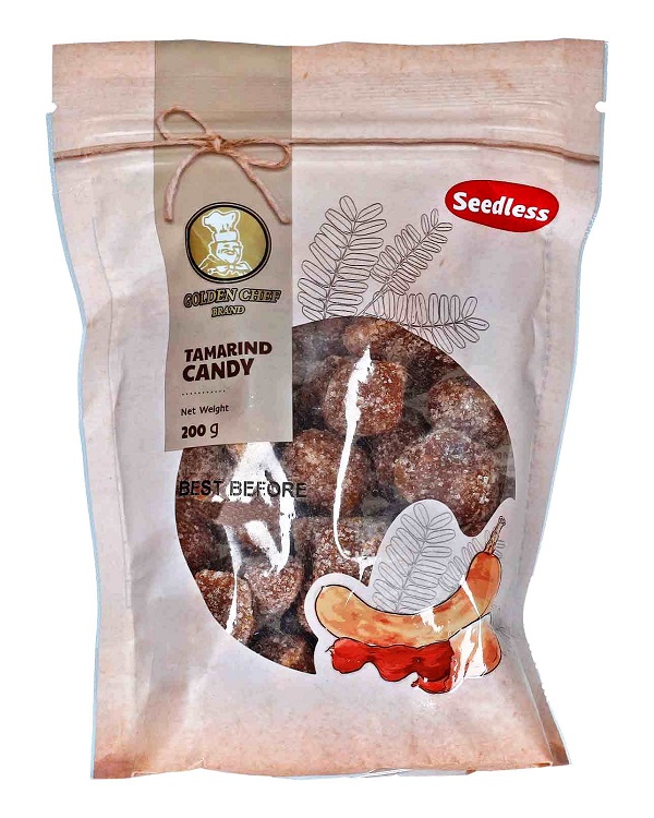 Caramelle di tamarindo zuccherate - Golden Chef 200g.